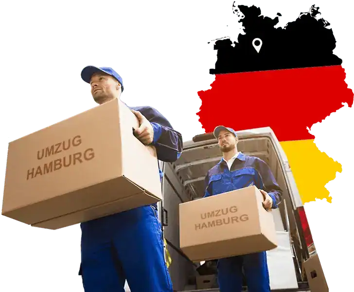Umzugshelfer beim Tragen